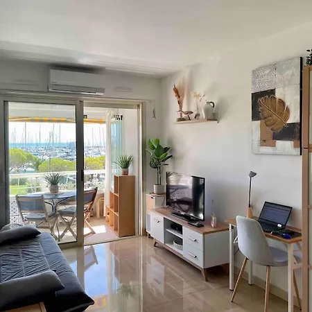 Studio Port Marina - Parking Prive, Climatise Au Ducal Villeneuve-Loubet Buitenkant foto
